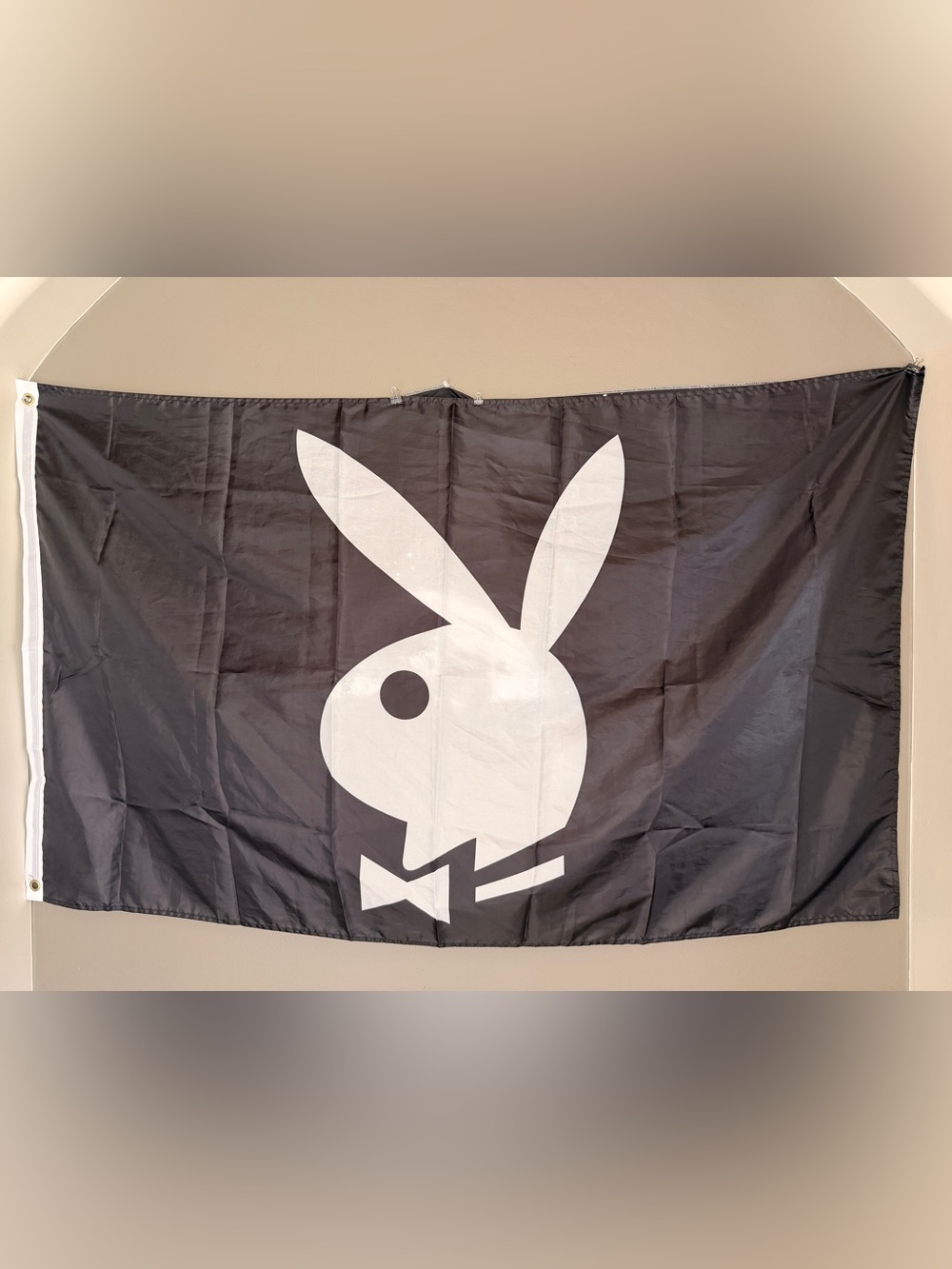 Playboy Bunny Masthead Wall Decor Tapestry Flag Artwork Dorm Room Decoration